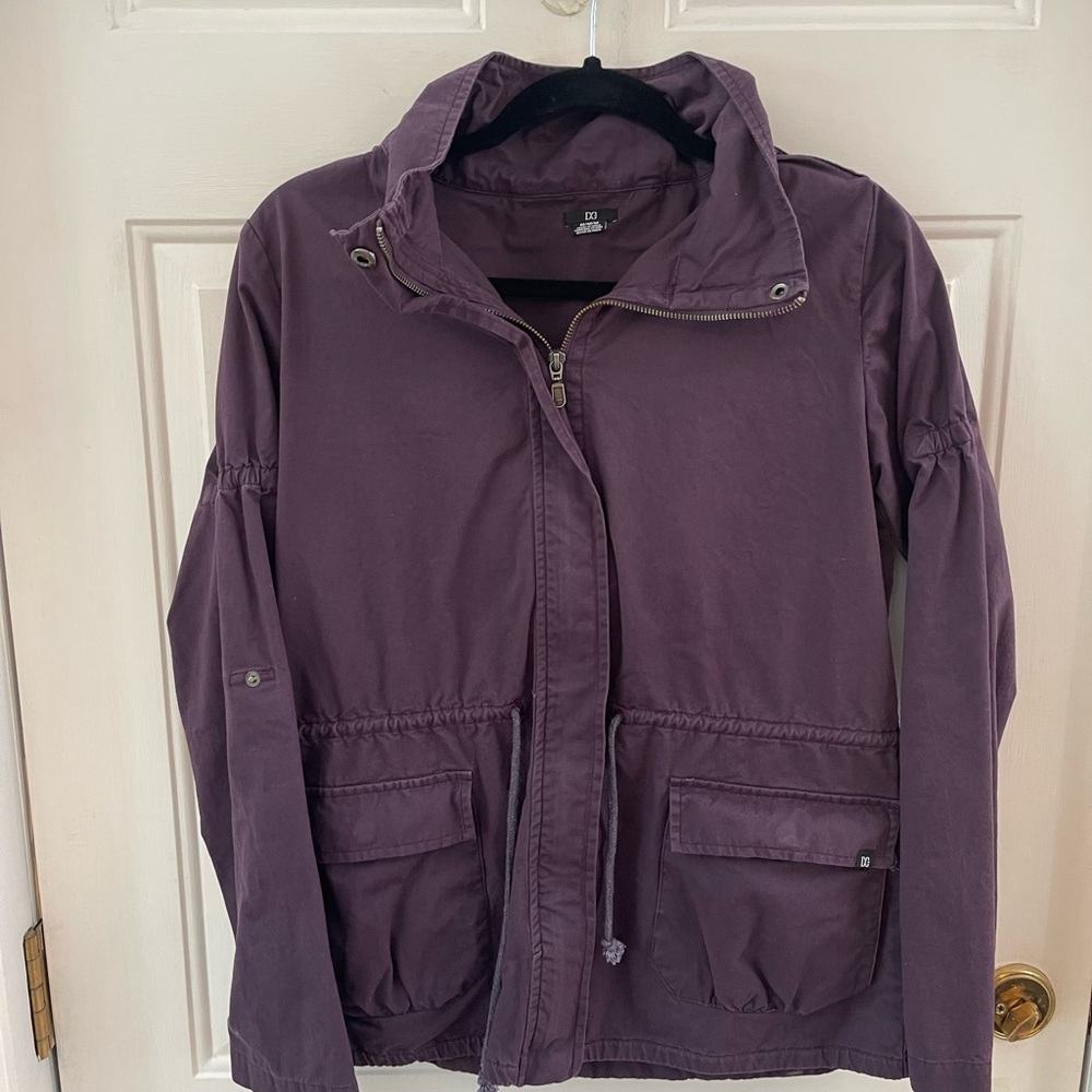 Purple Hooded Jacket